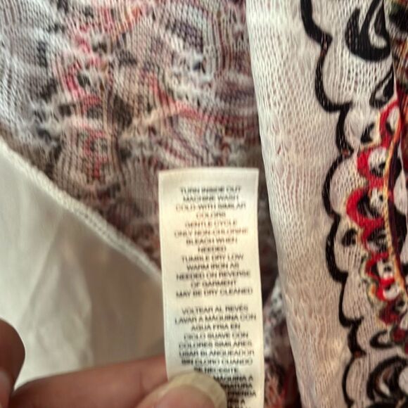 NWT Chicos Woven Mix Margarite Cardigan Sweater Large - Picture 8 of 8